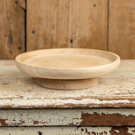 Round Wooded Tray