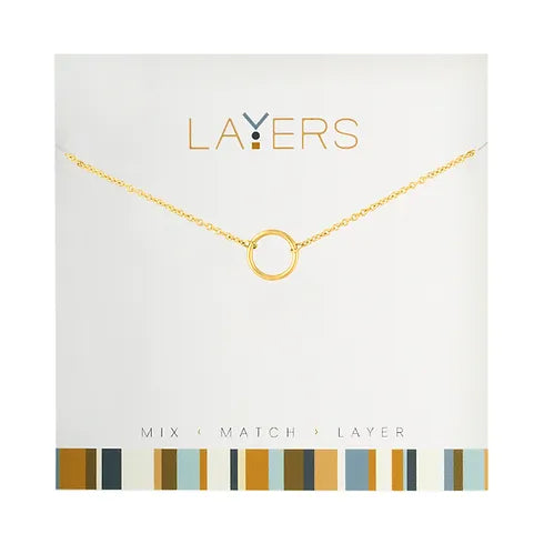 Gold Layers Necklace Options