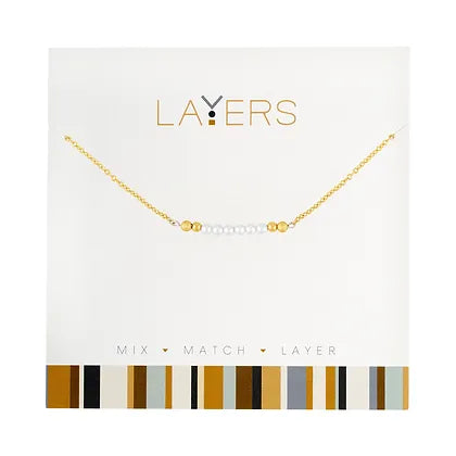 Gold Layers Necklace Options