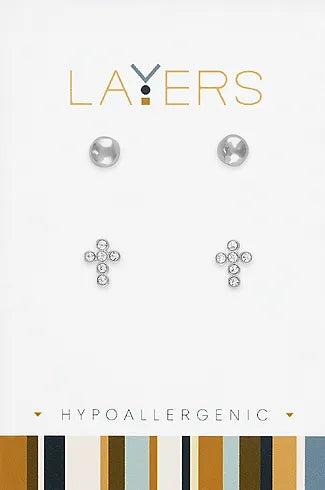 Silver Layers Earring Options