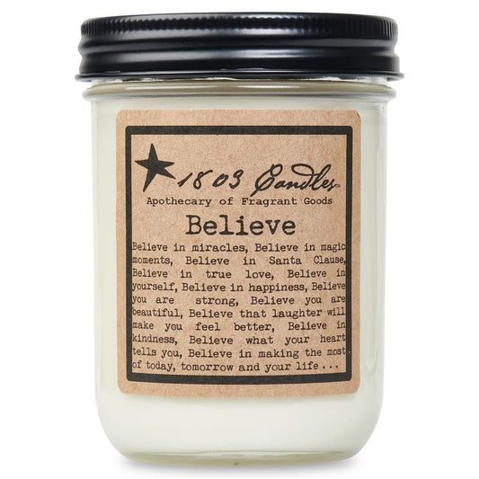 Believe 1803 Candle