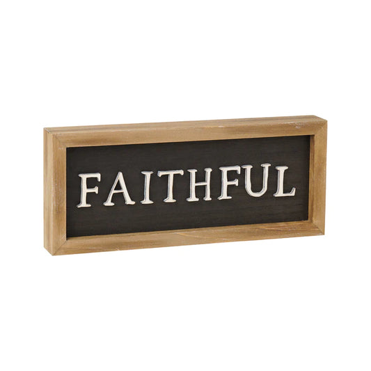 Faithful Framed Sign