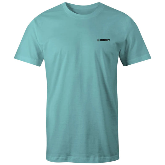 Zenith Men's Turquoise Crew Neck T-Shirt