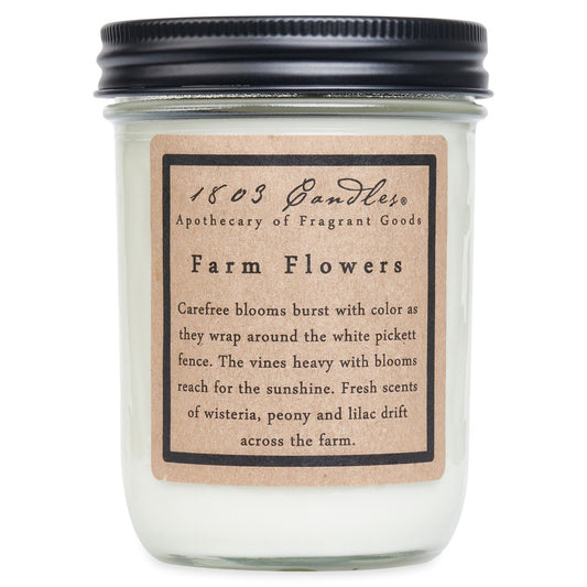 Farm Flowers 1803 Candle