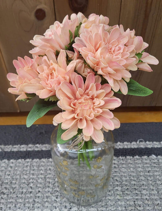 10" Chrysanthemum Bundle Pink